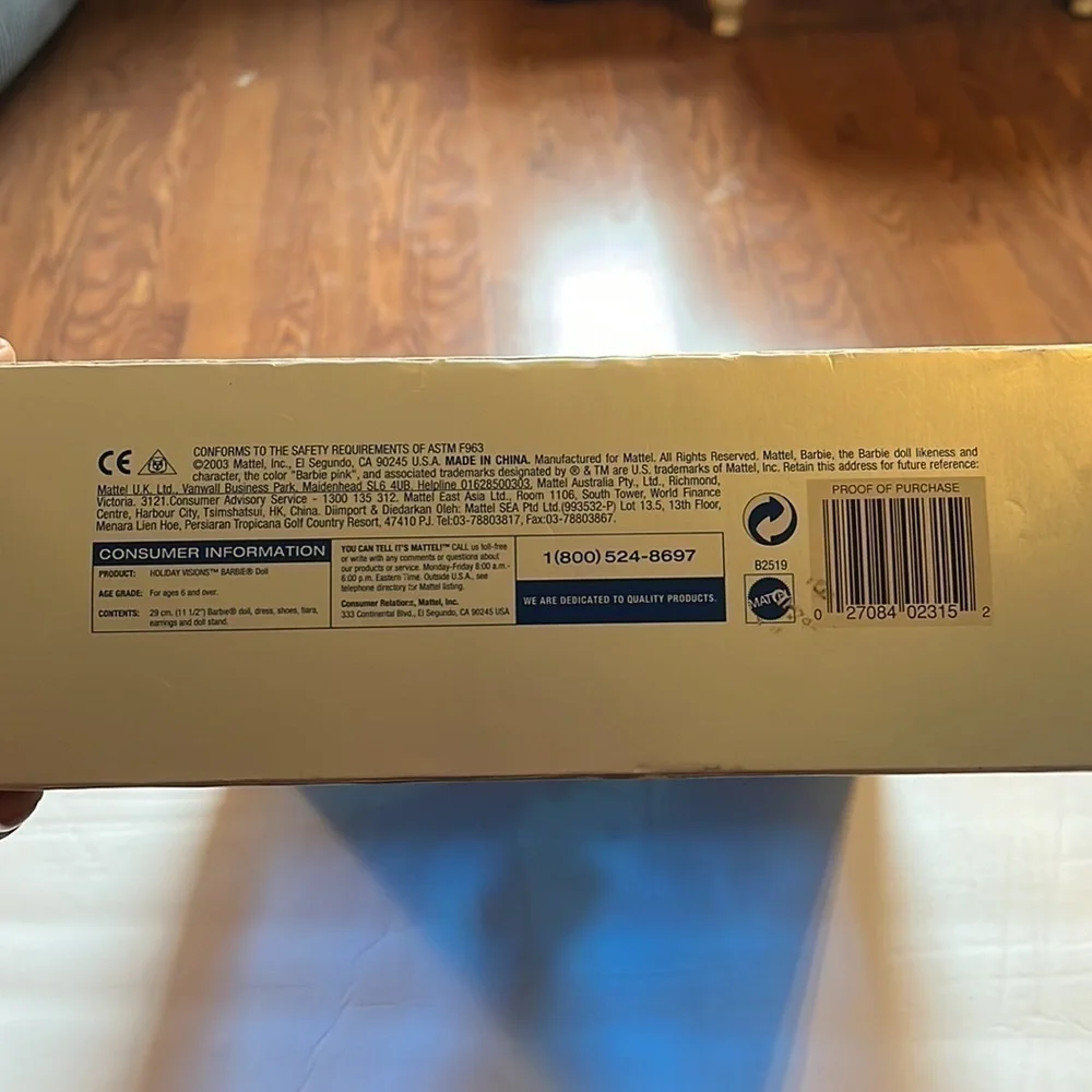 Holiday visions, Barbie, winter fantasy first in the series 2003 special edition - Picture 4 of 5